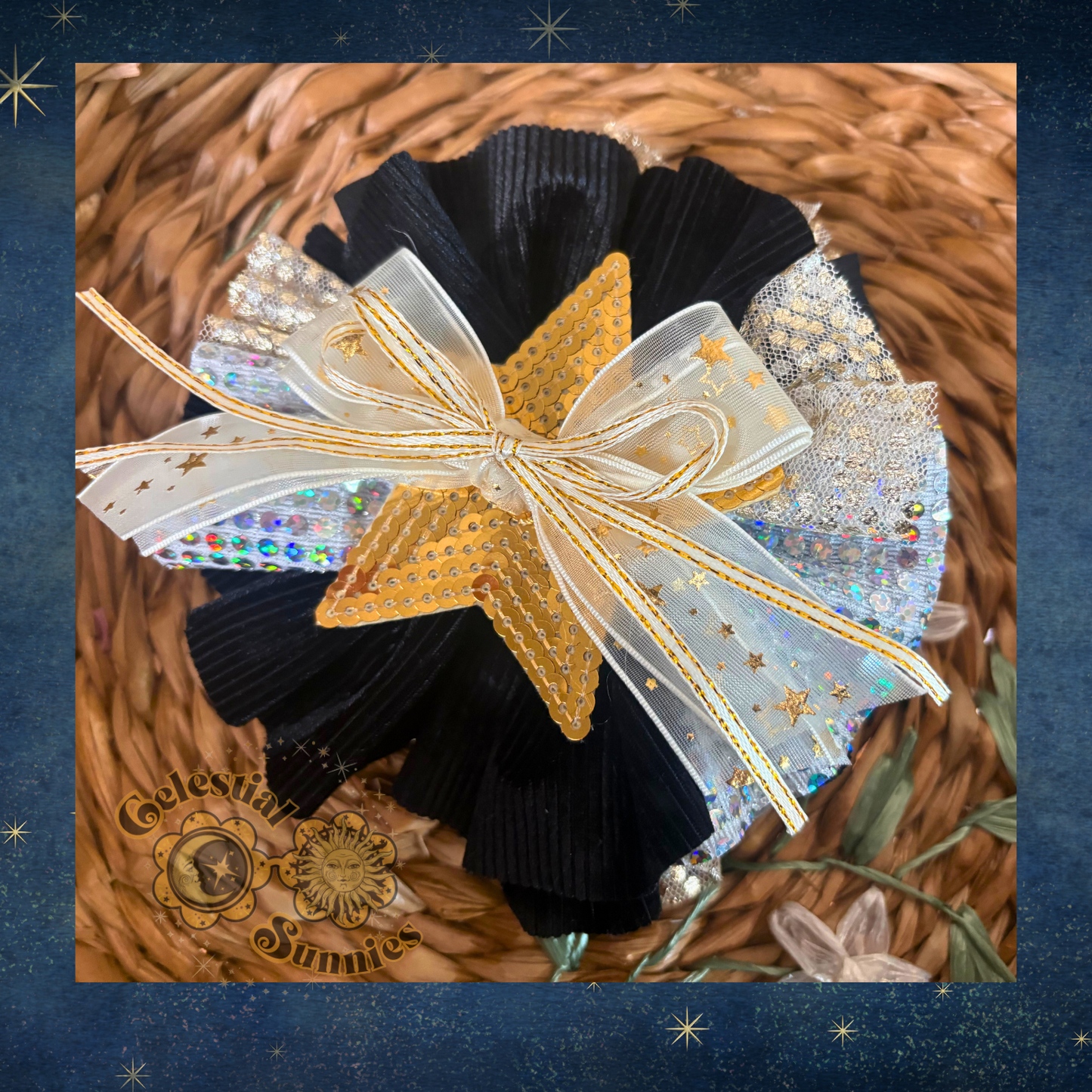 Single 5” Burst Bow on Clip