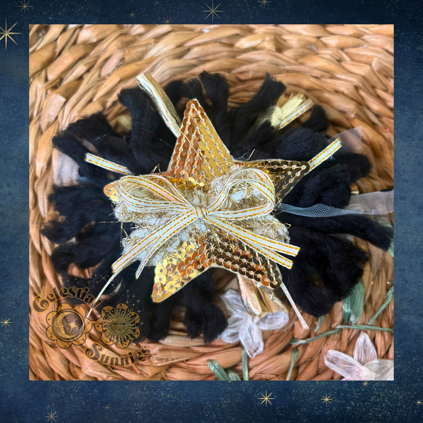 5.5” Medium Scrappy Bow on clip