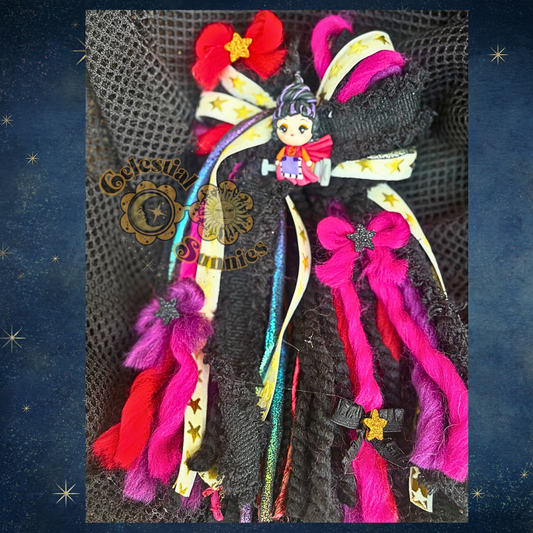 RTS 4.5” SISTAHHHS Spooky COSMOS HAIR BOW