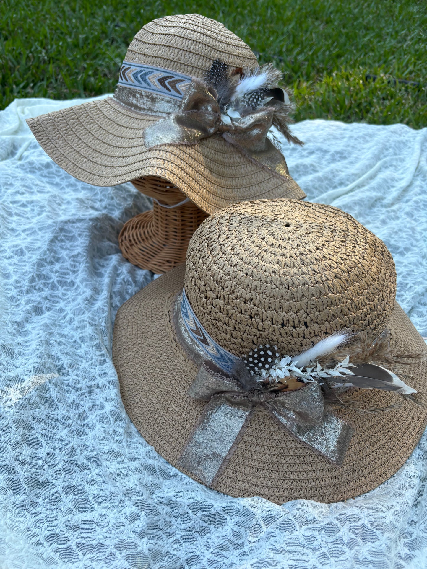 CUSTOM MADE TO ORDER Mama & Mini Sun hats