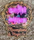 RTS 2.75” Moonstone Clips - SET- Hot Pink