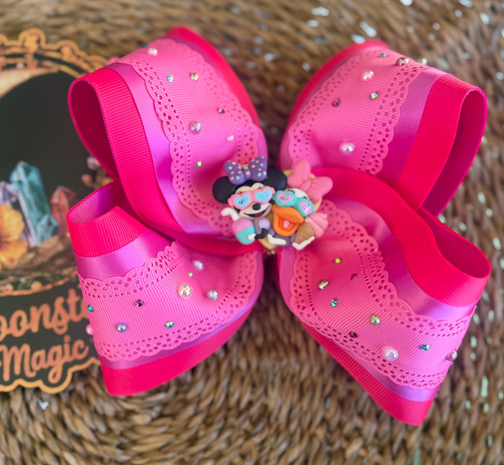 RTS 5.5” Boutique Bow -Polymer charm
