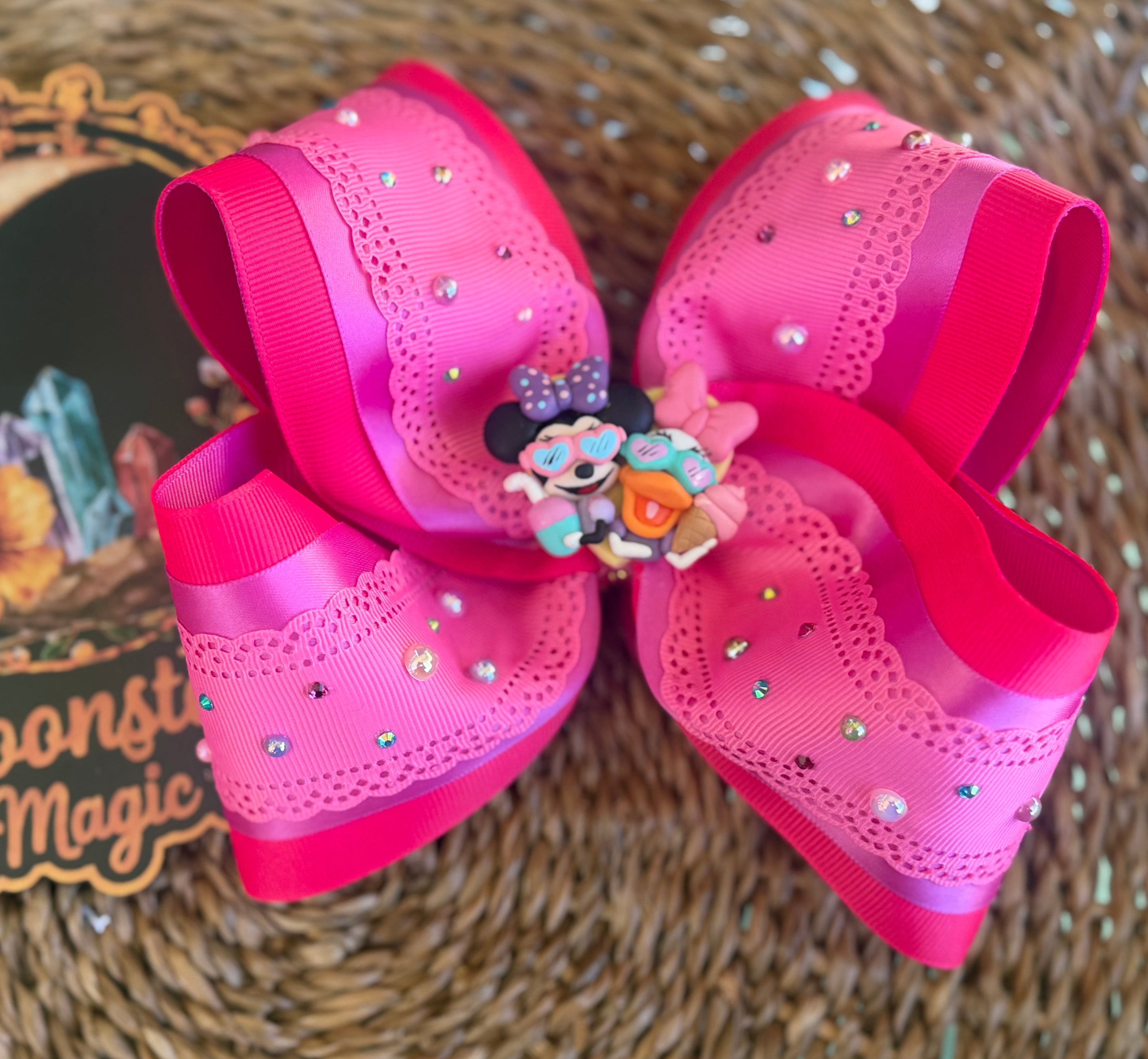 RTS 5.5” Boutique Bow -Polymer charm