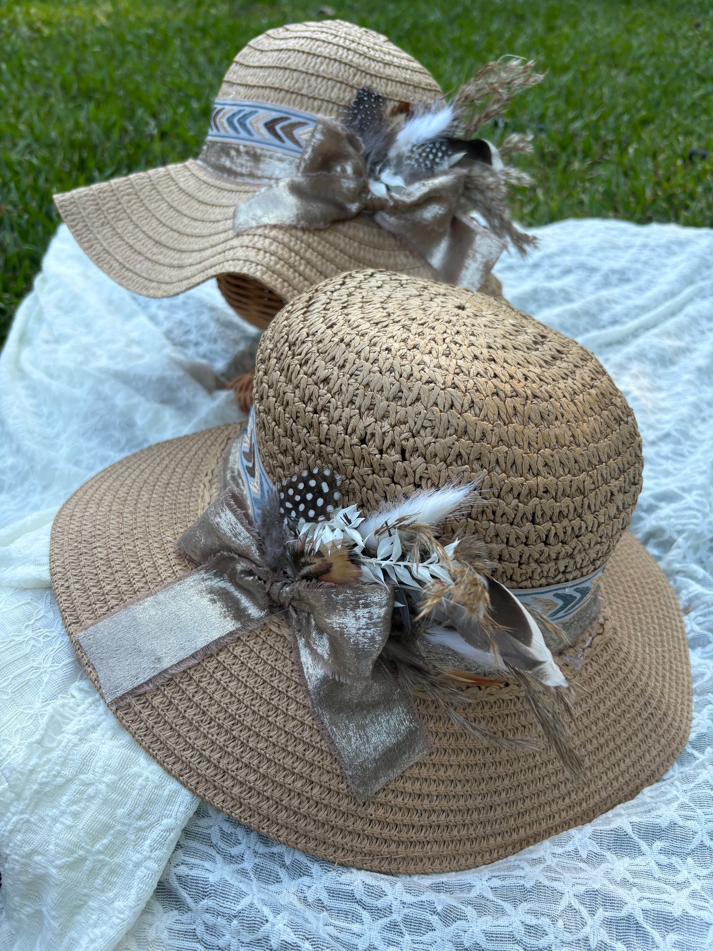 CUSTOM MADE TO ORDER Mama & Mini Sun hats
