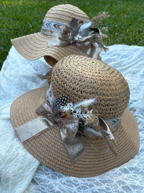 CUSTOM MADE TO ORDER Mama & Mini Sun hats