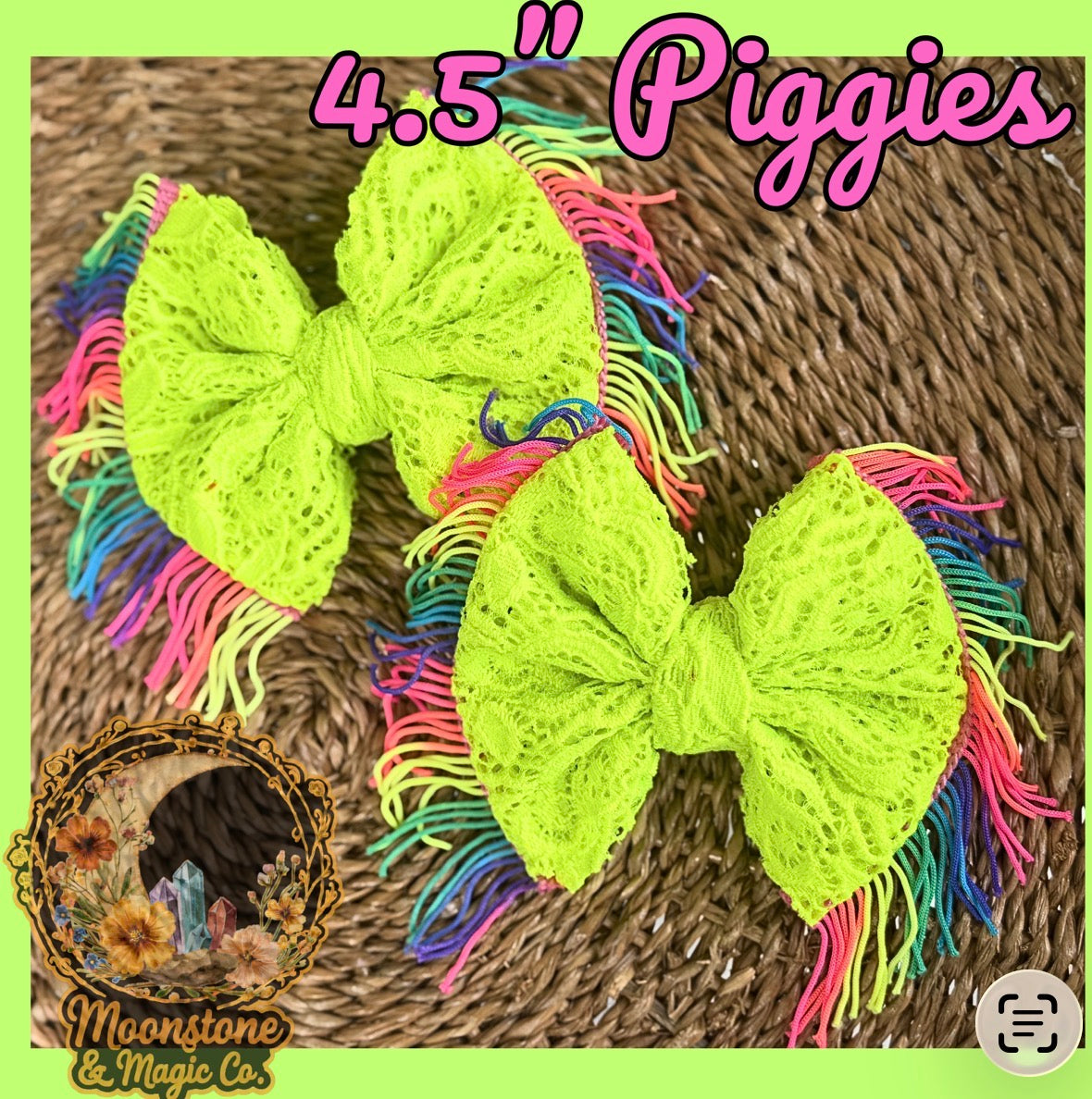 RTS 4.5” Moonstone Piggies on clips