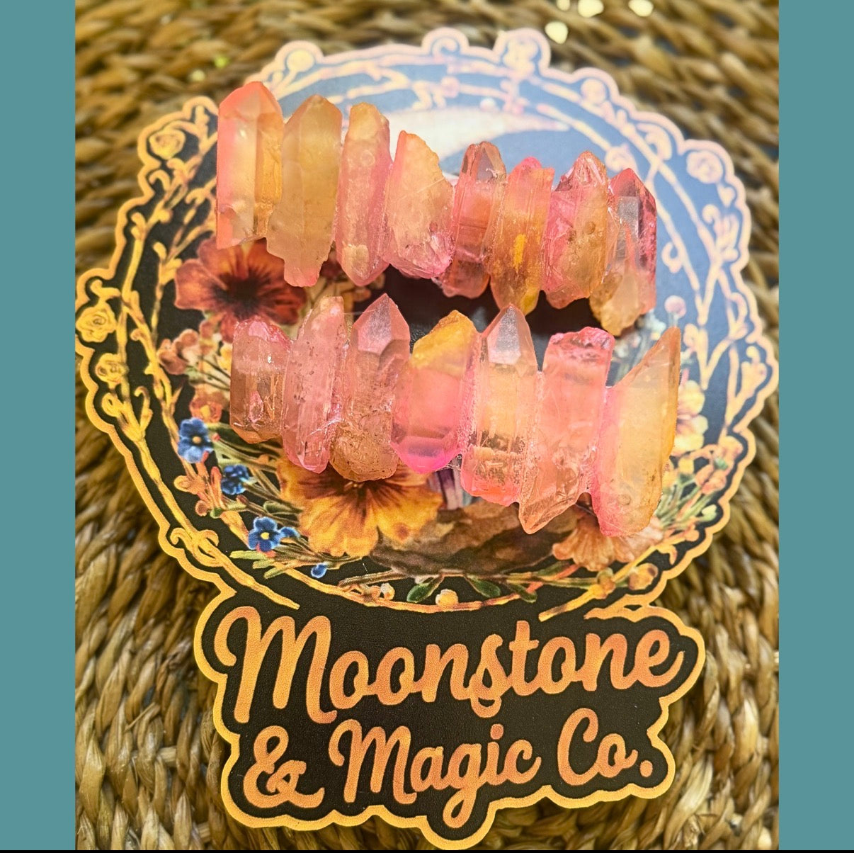 RTS 2.75” Moonstone Clips - SET- BRIGHT OMBRÉ