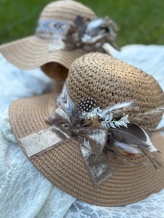 CUSTOM MADE TO ORDER Mama & Mini Sun hats
